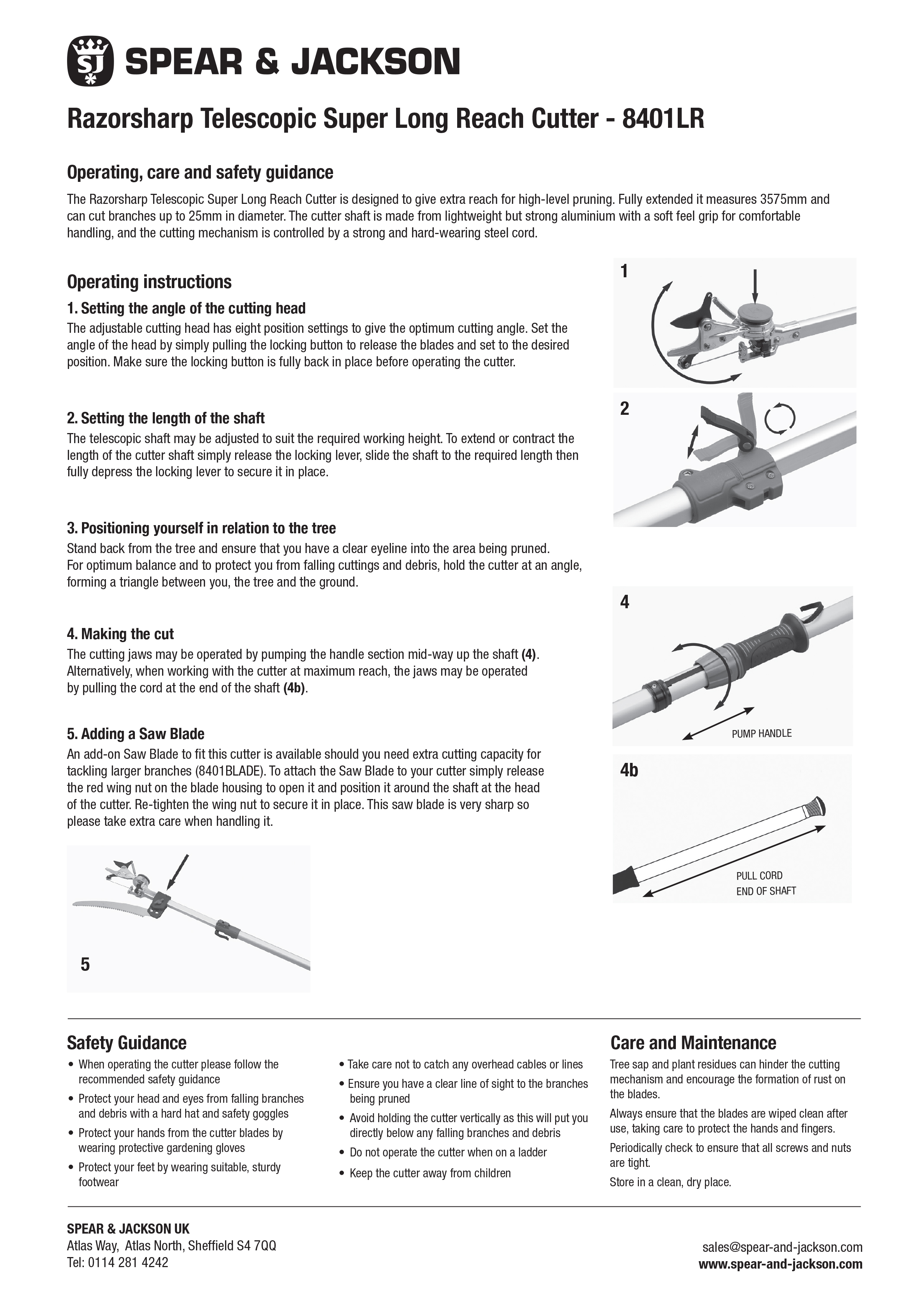 Spear and jackson telescopic outlet ladder